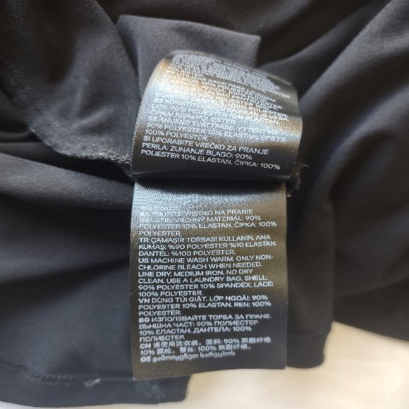 H&M Black Lace Detail A-Line Dress - Picture 10 of 10